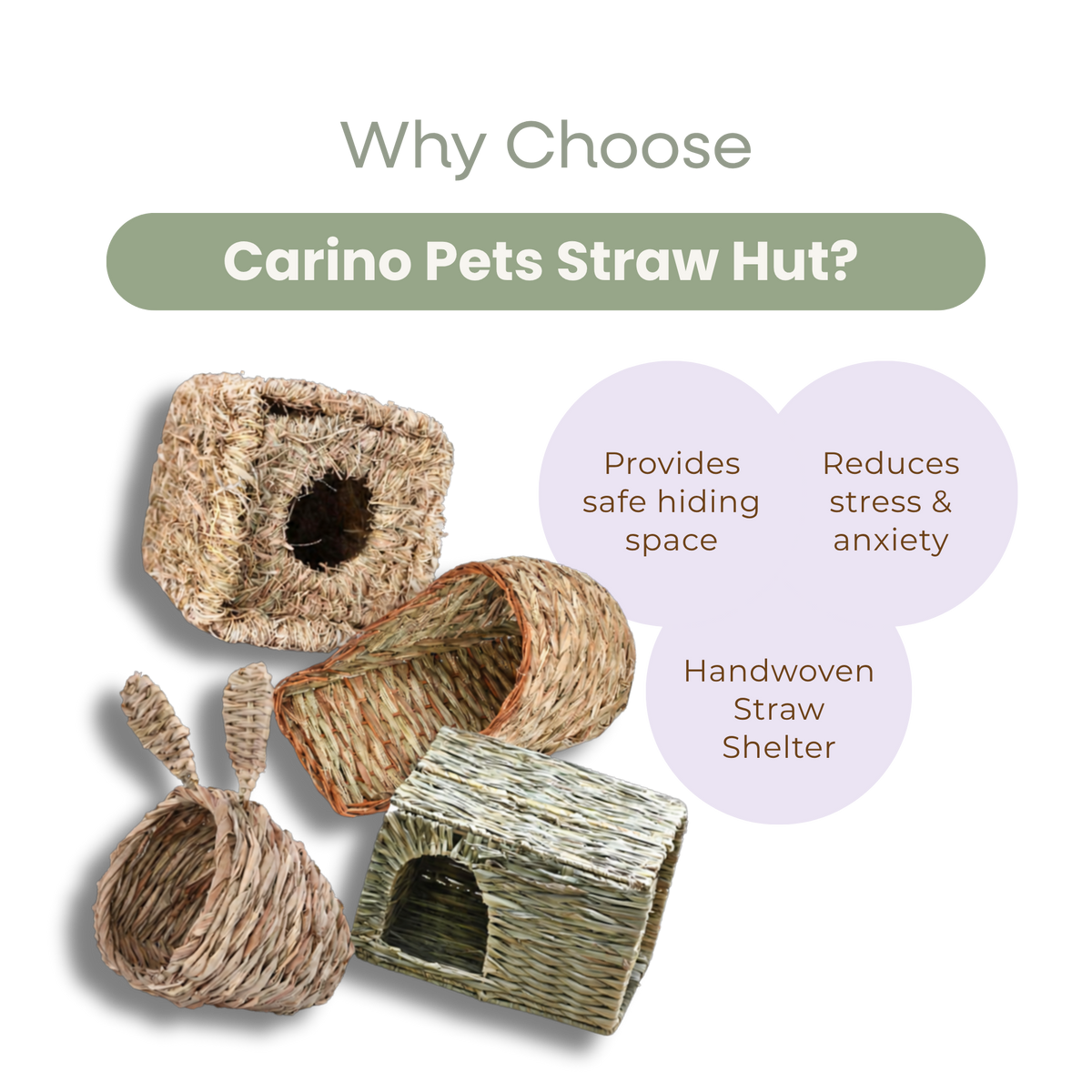 SMALL ANIMAL STRAW HUT