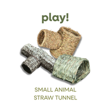 SMALL ANIMAL STRAW TUNNEL