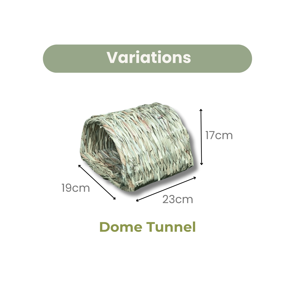 SMALL ANIMAL STRAW TUNNEL