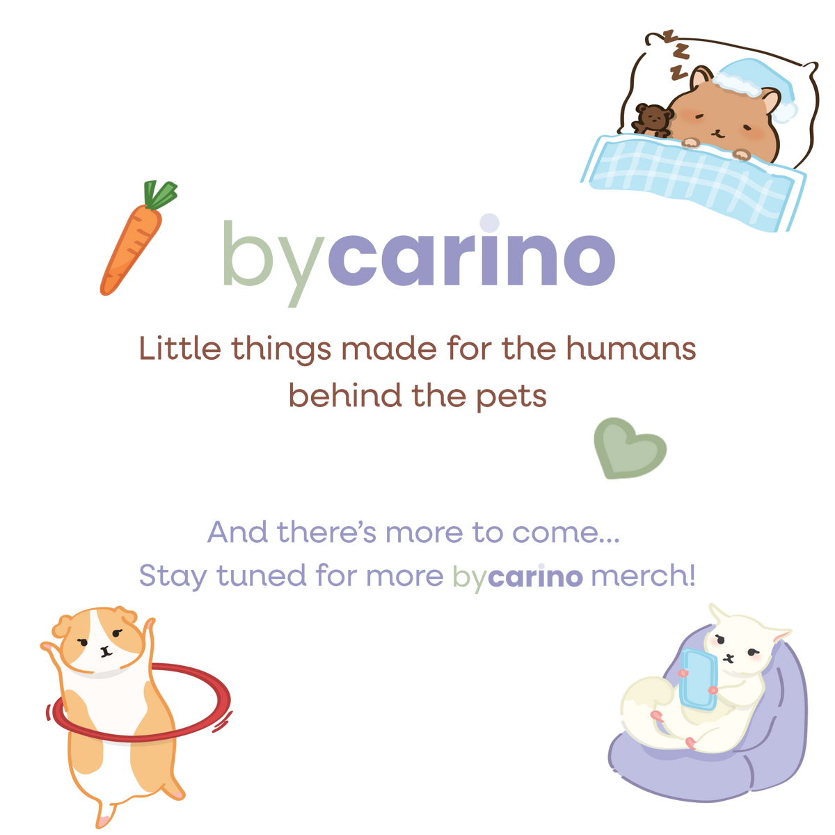 'A BUSY LIFE' - CARINO PETS STICKER COLLECTION