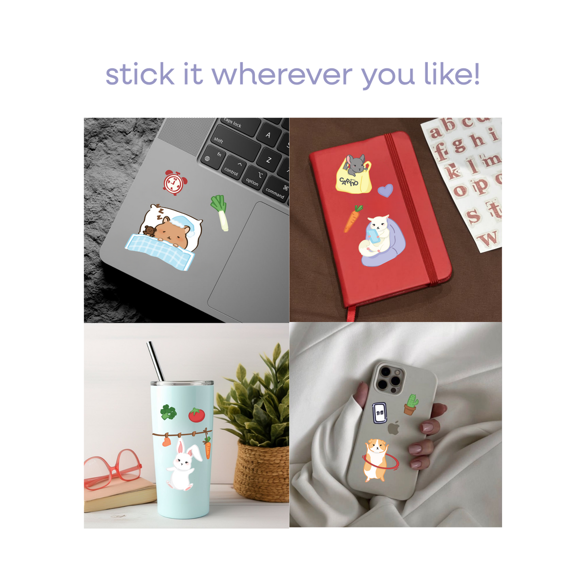 'A BUSY LIFE' - CARINO PETS STICKER COLLECTION