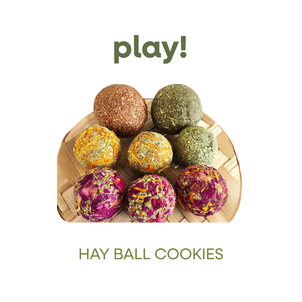 SMALL ANIMAL HAY BALL COOKIES