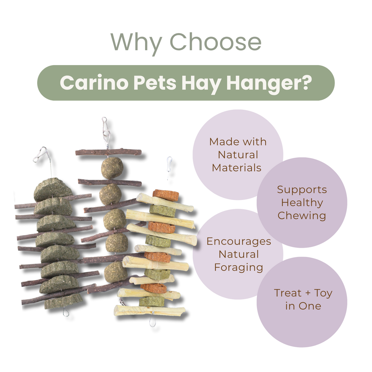 SMALL ANIMAL HAY CAKE HANGERS