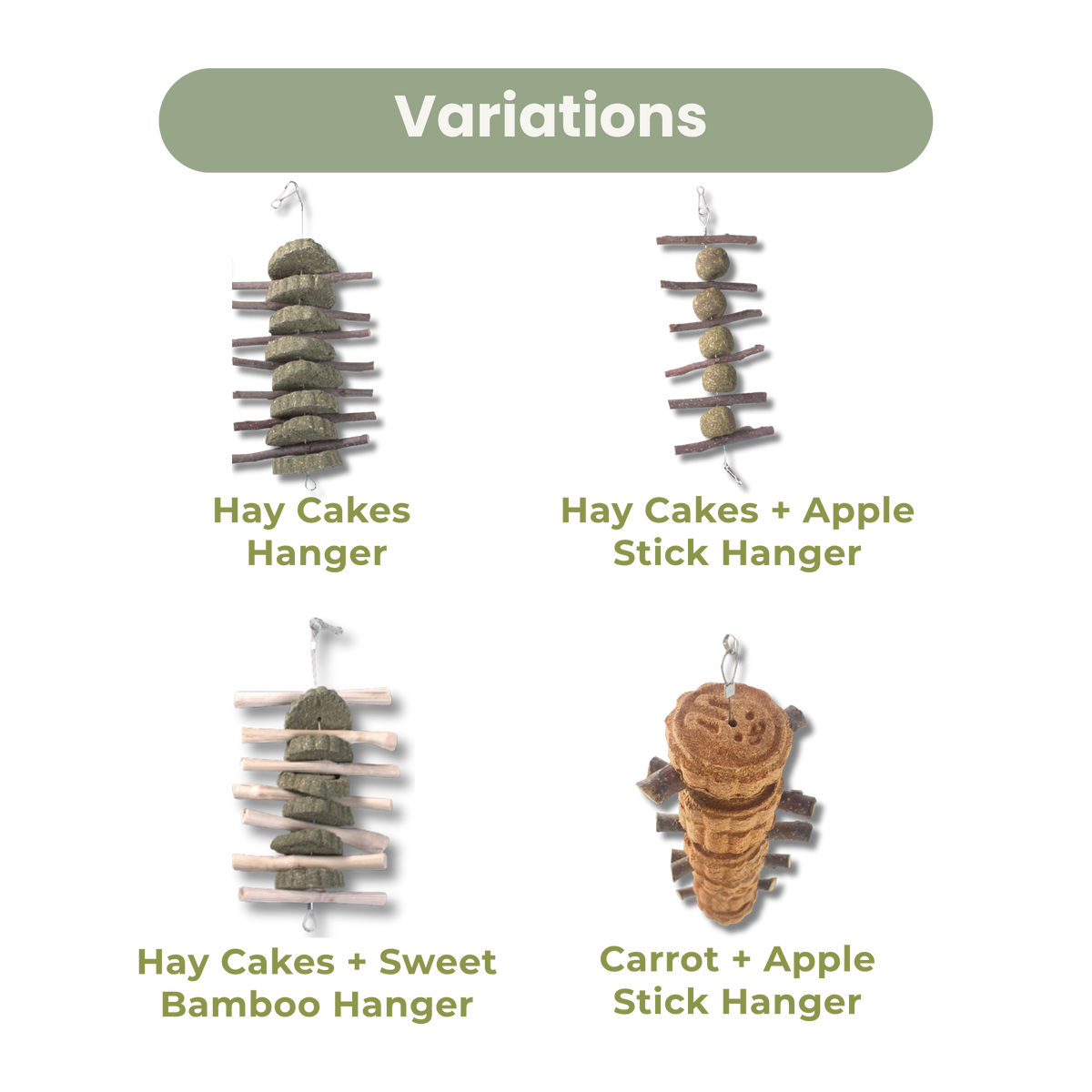 SMALL ANIMAL HAY CAKE HANGERS