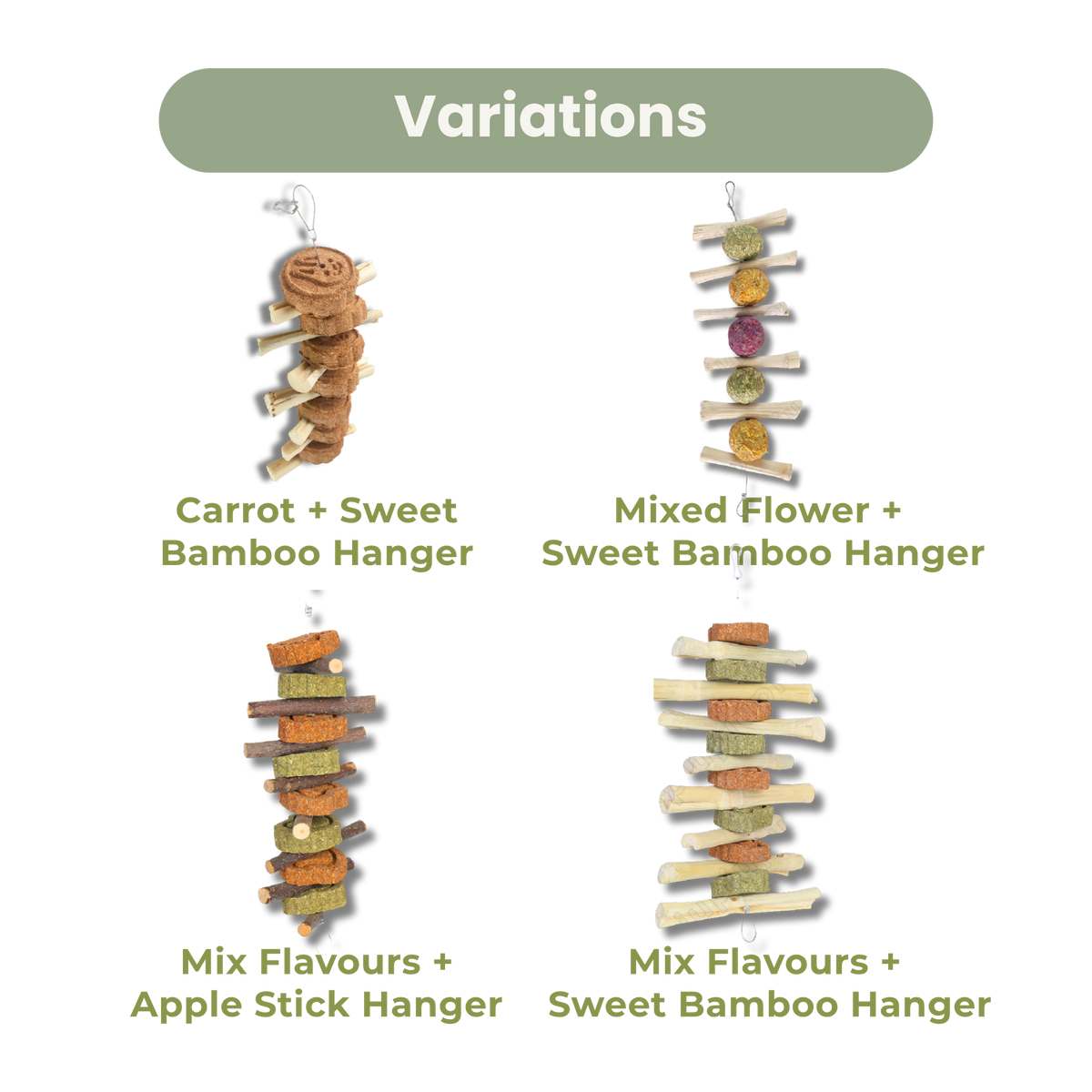 SMALL ANIMAL HAY CAKE HANGERS
