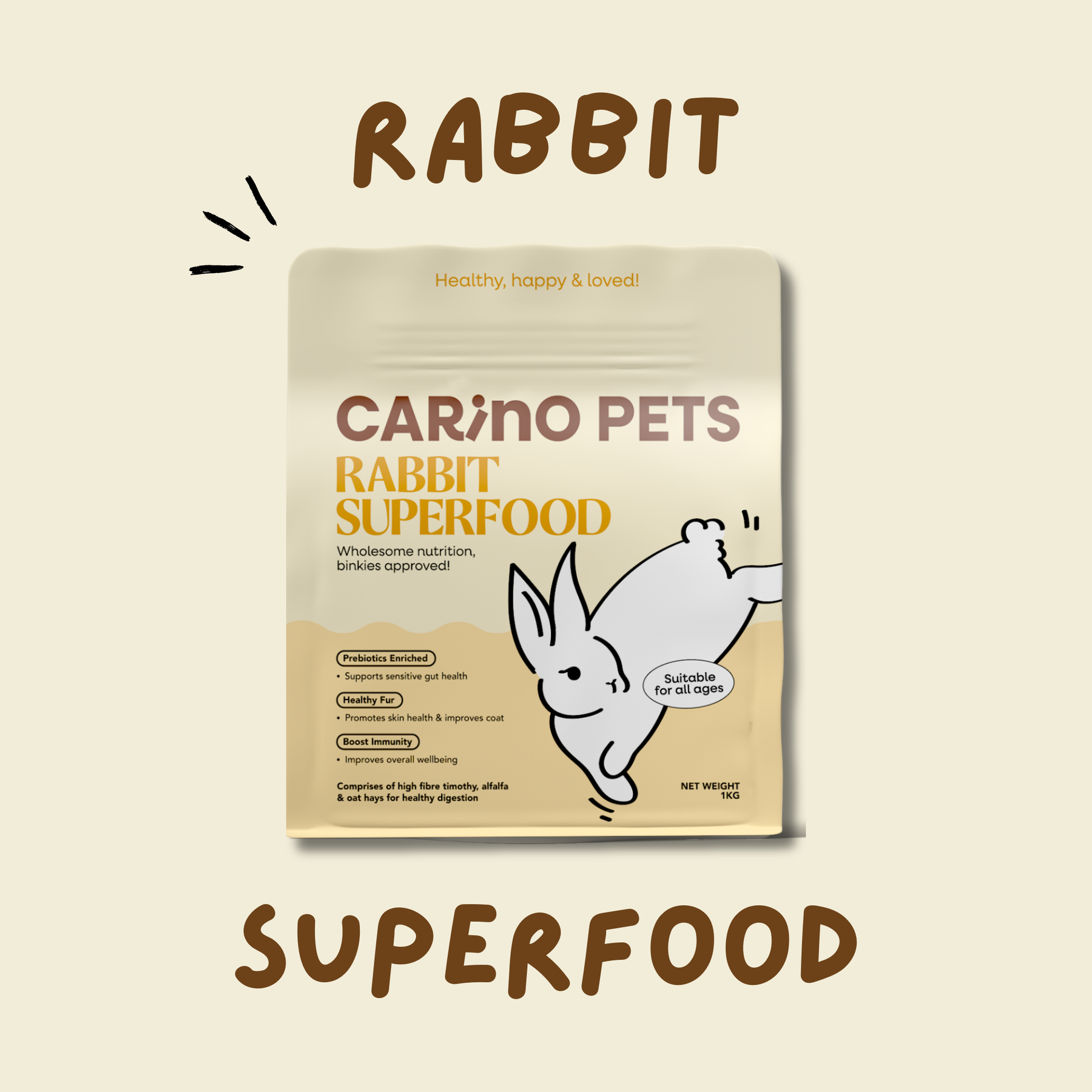 PREMIUM RABBIT SUPERFOOD 1KG
