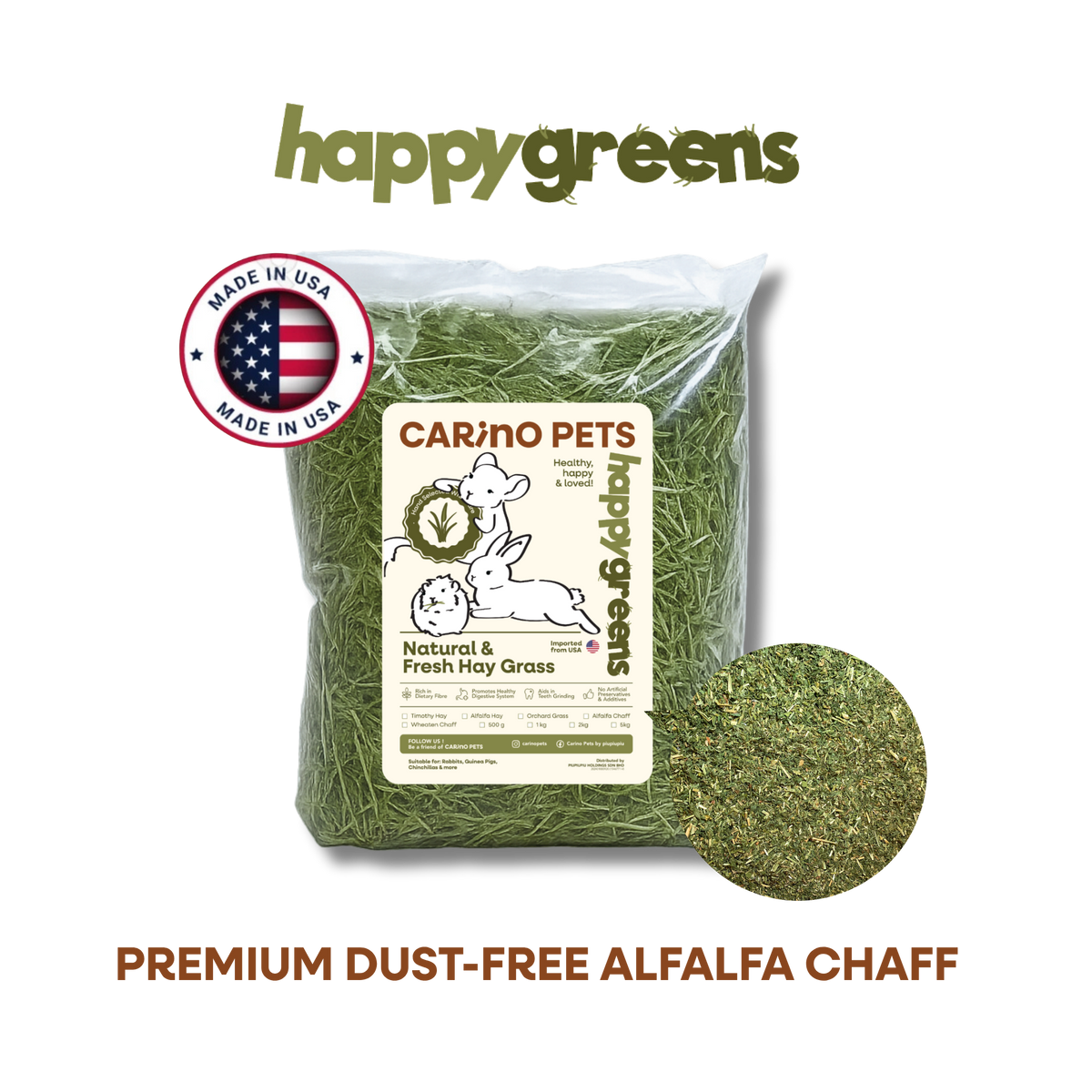 PREMIUM DUST-FREE ALFALFA CHAFF
