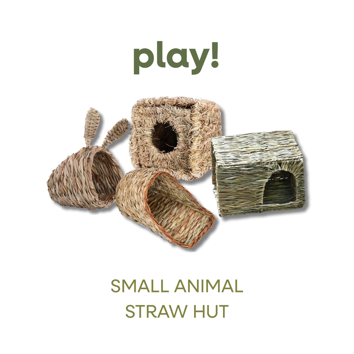 SMALL ANIMAL STRAW HUT