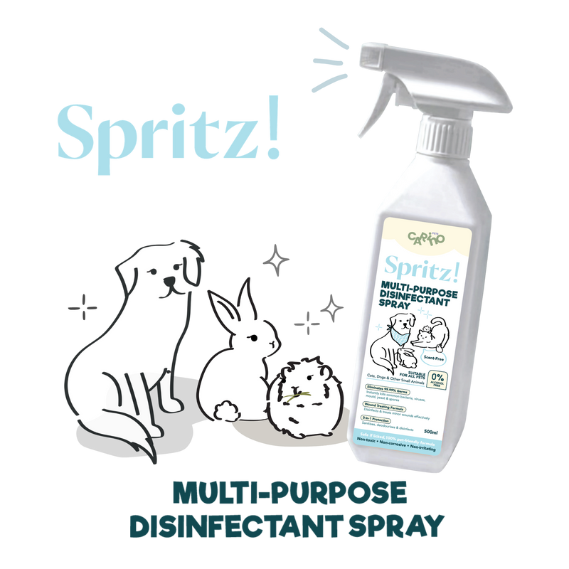 SPRITZ! MULTI-PURPOSE PET DISINFECTANT SPRAY 500ml