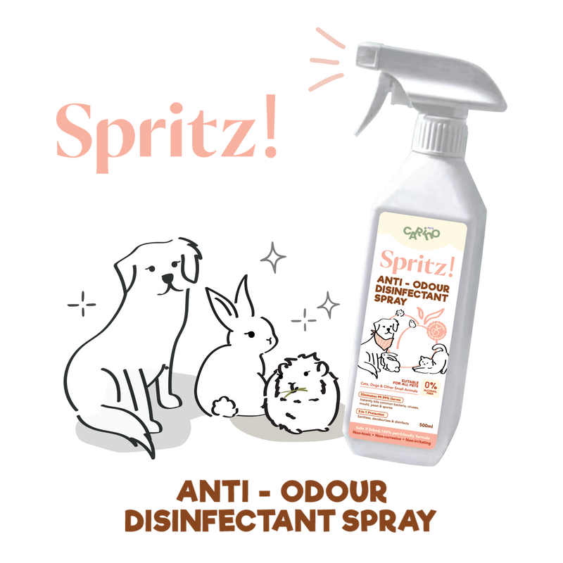 SPRITZ! PEACH BLOSSOM ANTI-ODOUR PET DISINFECTANT SPRAY 500ml
